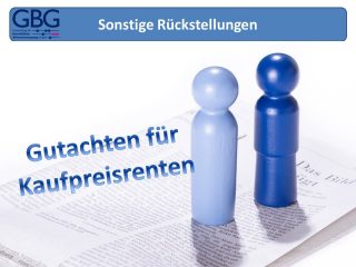 Gutachten für Kaufpreisrenten Gutachten für Kaufpreisrenten