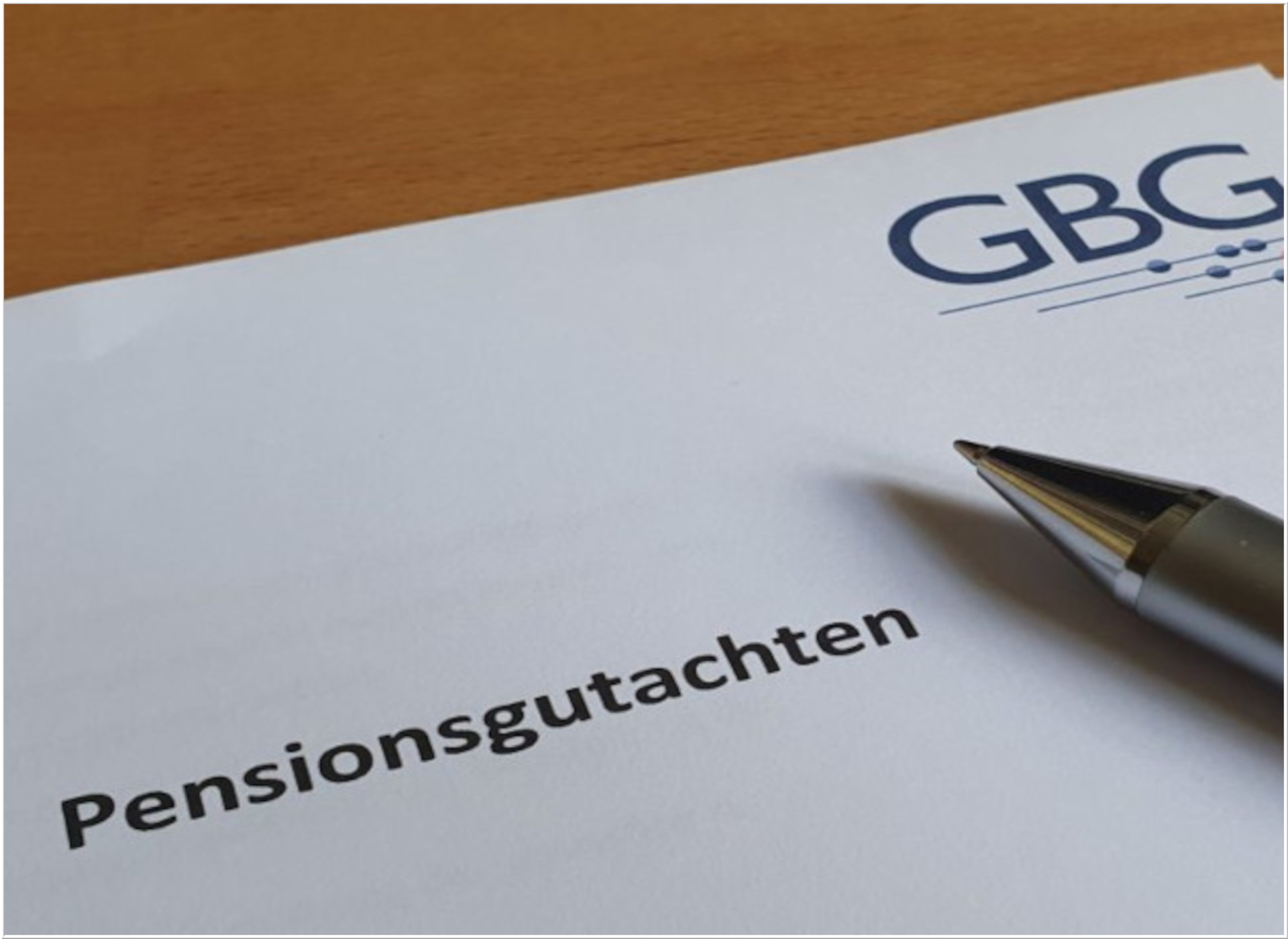GBG Pensionsgutachten - Versicherungsmathematische Gutachten