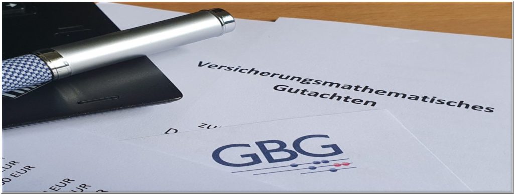 Versicherungsmathematische Gutachten - GBG-Consulting