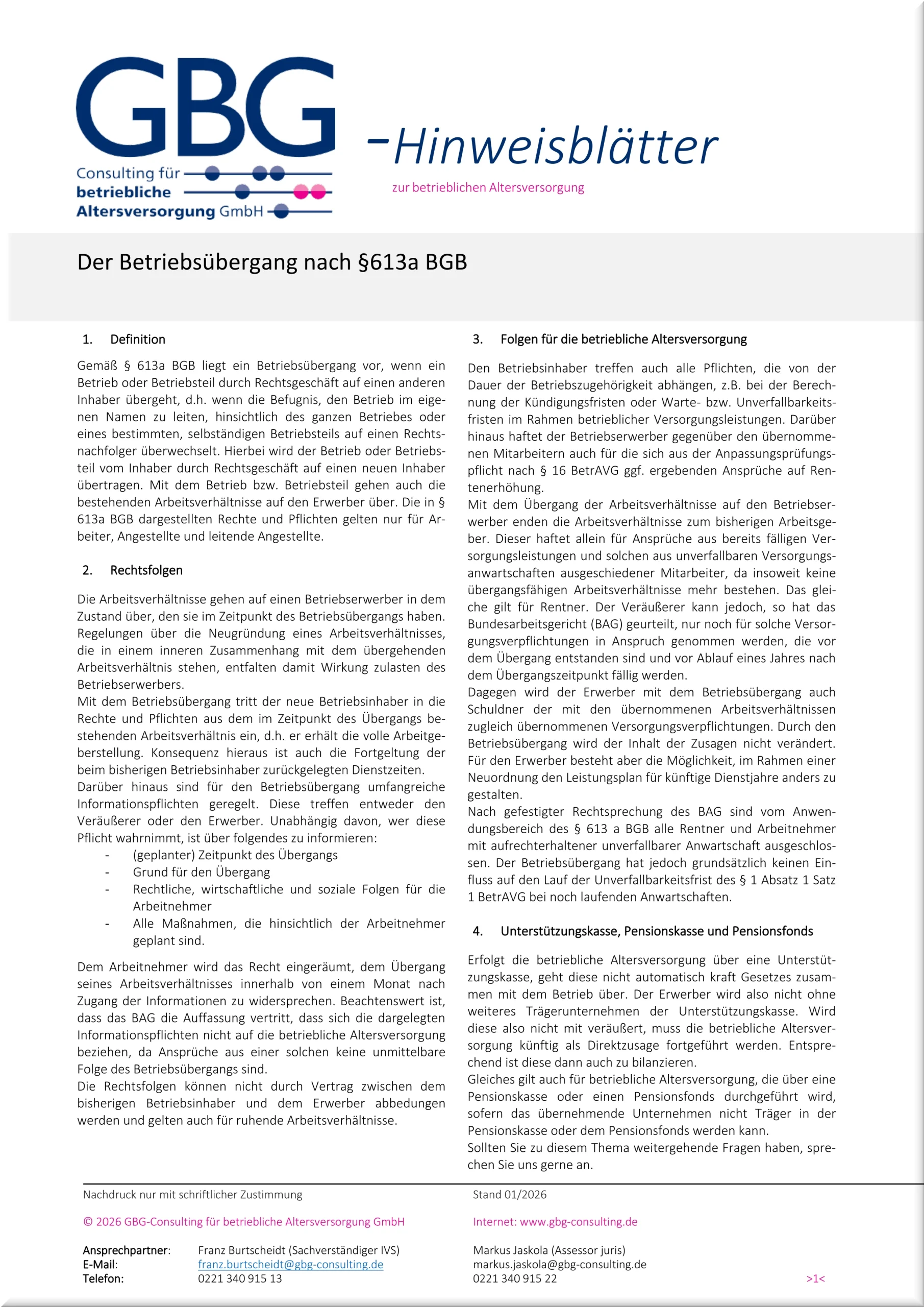 GBG Hinweisbl&auml;tter_Betriebs&uuml;bergang &sect; 613a BGB